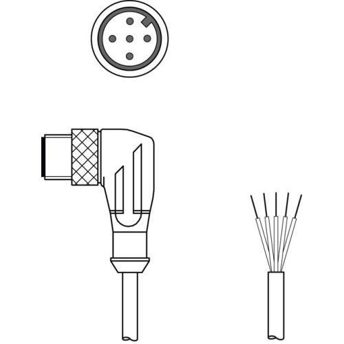 CB-M12-10000-5WM - Connection cable