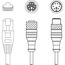 The Interconnection cable from . Suitable for: IT 1300 series mobile bar code readers, IT 1900 series mobile 2D-code readers, IT 1902 series mobile 2D-code readers, IT 1910 series mobile 2D-code rea