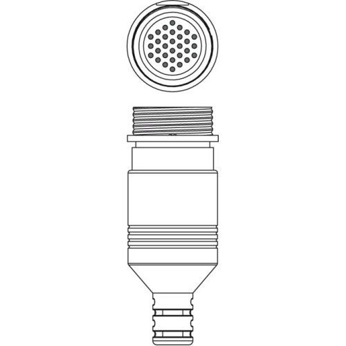 Connector Connection: Connector, M30, Axial, Male, 30 -pin