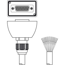 Connection cable Parameter memory: Yes; Connection 1: Sub-D, Axial, Female, 15 -pin; Connection 2: Open end; Shielded: Yes; Cable length: 5,000 mm; Sheathing material: PUR