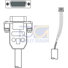 Interconnection cable Connection 1: Sub-D, Axial, Female, 25 -pin; Connection 2: JST ZHR, 6 -pin; Shielded: Yes; Cable length: 500 mm