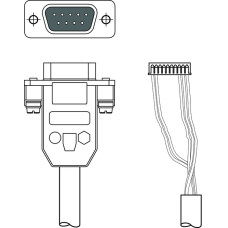 The Connection cable from . Suitable for interface: RS 232; Connection 1: JST ZHR; Connection 2: Sub-D, Axial, Male, 9 -pin; Shielded: Yes; Cable length: 300 mm; Sheathing material: PUR;