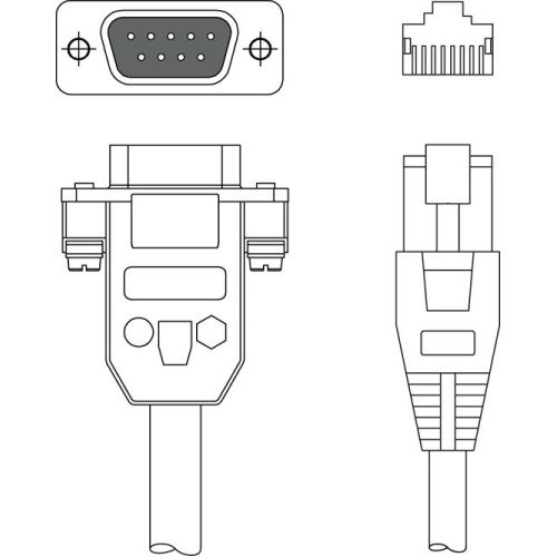 KB RS232/PIN9 IT4xxx - Interconnection cable