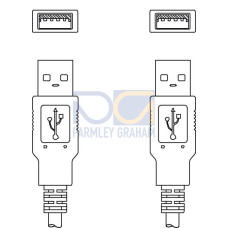 The Interconnection cable from . Suitable for interface: USB; Connection 1: USB; Connection 2: USB; Shielded: Yes; Cable length: 1.800 mm; Sheathing material: PVC;