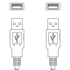 The Interconnection cable from . Suitable for interface: USB; Connection 1: USB; Connection 2: USB; Shielded: Yes; Cable length: 1.800 mm; Sheathing material: PVC;