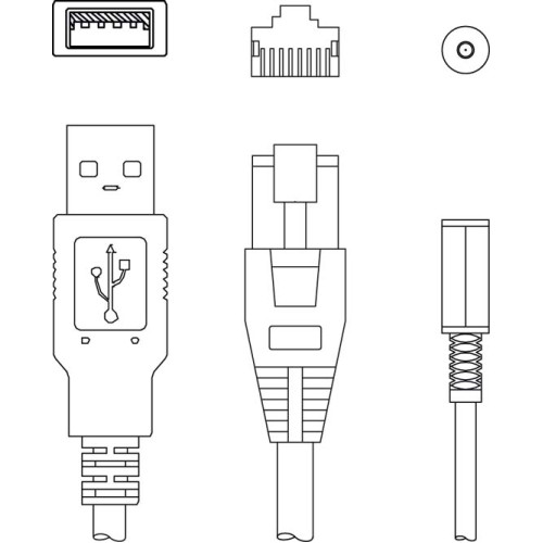 Interconnection cable Suitable for interface: USB; Connection 1: Sub-D, Axial, Female, 9 -pin; Connection 2: USB; Connection 3: Connector, Pluggable, Axial, Female, 2 -pin; Shielded: Yes; Cable lengt