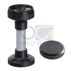 The Signaling column element from . Connection: Terminal, Tension spring technology; Diameter: 70 mm; Design: Base mountingCylindrical; Lens modules: Max. 5 pieces; Module holder: One side; Ambient
