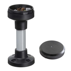 The Signaling column element from .  Connection: Terminal, Tension spring technology; Diameter: 70 mm; Design: Base mountingCylindrical; Lens modules: Max. 5 pieces; Module holder: One side; Ambient