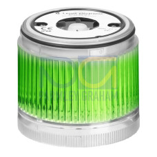 The Signaling column element from . Signaling: Optical; Current consumption, max.: 30 mA; Design: Cylindrical; Diameter: 70 mm; Fastening: Bayonet system; Illuminant: LED/24V; Signal image: Continu