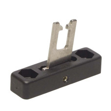 The Actuator from . Dimensions: 56 mm x 16 mm x 37 mm; Type of fastening: Through-hole mounting; Design: Straight; Area of application: Heavy duty; Mounting bore holes: In key direction; Material: P