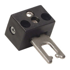 The Actuator from . Dimensions: 30 mm x 22 mm x 46 mm; Type of fastening: Through-hole mounting; Design: Straight; Area of application: Heavy duty; Mounting bore holes: 90° to key direction; Materia