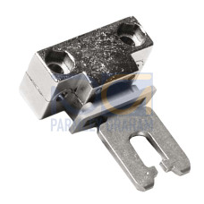 The Actuator from . Dimensions: 39 mm x 20 mm x 52,2 mm; Type of fastening: Through-hole mounting; Design: Straight; Area of application: Ultra heavy duty; Mounting bore holes: 90&deg; to key direction;