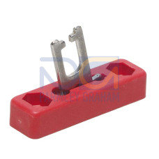 The Actuator from . Dimensions: 56 mm x 16 mm x 35 mm; Type of fastening: Through-hole mounting; Design: Straight; Area of application: Normal duty; Mounting bore holes: In key direction; Material: