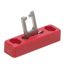 The Actuator from . Dimensions: 56 mm x 16 mm x 35 mm; Type of fastening: Through-hole mounting; Design: Straight; Area of application: Normal duty; Mounting bore holes: In key direction; Material: