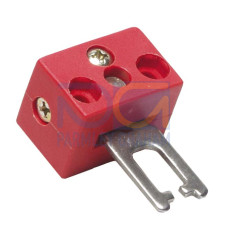 The Actuator from . Dimensions: 30 mm x 22 mm x 44 mm; Type of fastening: Through-hole mounting; Design: Straight; Area of application: Normal duty; Mounting bore holes: 90&deg; to key direction; Materi