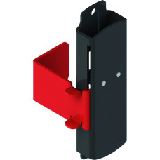 Suitable for: L250 safety locking devices; Dimensions: 52 mm x 63 mm x 140 mm; Housing color: Black, Red; Mounting: On right side; Material: Metal, with powder coating