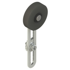 The Actuator from . Dimensions: 14,5 mm x 40 mm; Type of fastening: Through-hole mounting; Design: Straight; Area of application: Heavy duty; Mounting bore holes: 90° to key direction; Material: Ste