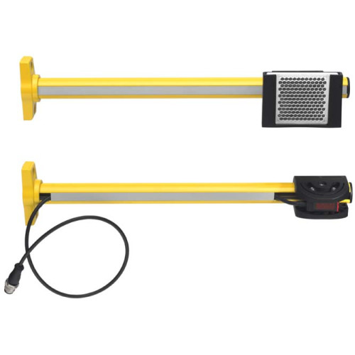 Suitable for: MLD 500, MLD 300 multiple light beam safety devices; Operating range: With reflector TKS 50x50; Type of fastening: Supplied mounting bracket; Type of muting sensors: PRK 25C retro-refle