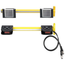 The Muting sensor set from . Suitable for: MLD 500, MLD 300 multiple light beam safety devices; Operating range: 0 ... 8 m; Cable length of muting sensors: 2.000 mm; Type of muting sensors: PRK 25B