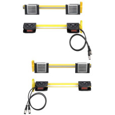 The Muting sensor set from . Suitable for: MLD 500, MLD 300 multiple light beam safety devices; Operating range: 0 ... 8 m; Cable length of muting sensors: 2.000 mm; Type of muting sensors: PRK 25B