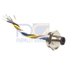 The Built-in plug from . Number of conductors: 5 Piece(s); Connection: Connector, M12, Metal, Axial, 5 -pin;