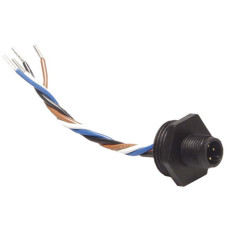 The Built-in plug from . Number of conductors: 8 Piece(s); Connection: Connector, M12, Plastic, Axial, 8 -pin;