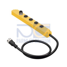 The Sensor module from . Suitable for: MLC 500, MLC 300 safety light curtains; Supply voltage: 24 V, DC, -20 ... 20 %; Number of connections: 6 Piece(s); Connection: Cable with connector, M12, 500 m