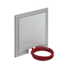 The Reflector from . Supply voltage: 230 V, AC; Design: Rectangular; Reflective surface: 200 mm x 200 mm; Base material: Aluminum; Fastening: Mounting plate, Through-hole mounting; Special design: H
