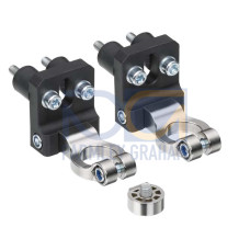 Mounting bracket set Contains: 2x BT-HF swivel mount, 1 cylinder for mounting on the light curtain; Suitable for: MLC 500, MLC 300 safety light curtains; Fastening, at system: Through-hole mounting;