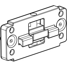 Suitable for: ELC100 safety light curtains; Bore hole 1: M6; Bore hole 2: M6; Design of mounting device: Mounting clamp; Fastening, at system: Groove mounting; Mounting bracket, at device: Groove mou