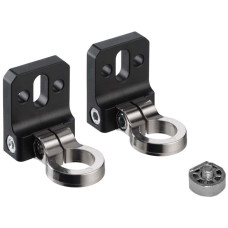 Mounting bracket set Contains: 2x BT-R swivel mount, 1 cylinder for mounting on the light curtain; Suitable for: MLC 500, MLC 300 safety light curtains, CML700i light curtains; Fastening, at system:
