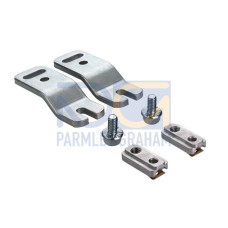 Mounting bracket set Suitable for: MLD 500, MLD 300 multiple light beam safety devices, CML700i light curtains, MLC 500, MLC 300 safety light curtains; Design of mounting device: Angle, Z-shape; Fast