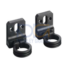 The Mounting bracket set from . Mounting bracket, at system: Through-hole mounting; Mounting bracket, at device: Clampable; Type of mounting device: Turning, 360&deg;; Material: Plastic;