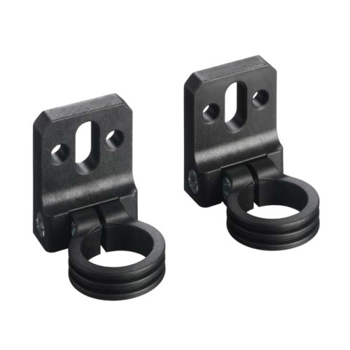 The Mounting bracket set from . Mounting bracket, at system: Through-hole mounting; Mounting bracket, at device: Clampable; Type of mounting device: Turning, 360&deg;; Material: Plastic;