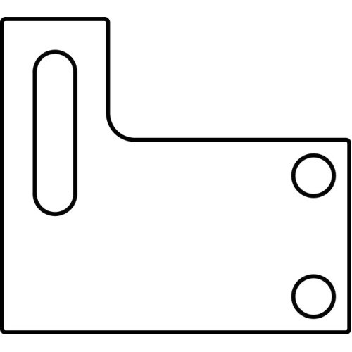 Suitable for: 61/63 series sensors; Design of mounting device: Mounting plate; Fastening, at system: Through-hole mounting; Mounting bracket, at device: Screw type; Type of mounting device: Rigid; Ma