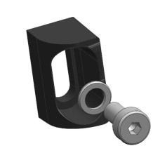 The Mounting device from .  Suitable for: MLC 520S safety light curtains; Fastening, at system: Screw type; Mounting bracket, at device: Pluggable; Type of mounting device: O-shaped mounting bracket