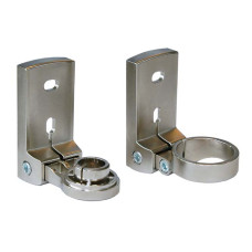 Mounting bracket set Suitable for: MLD 500, MLD 300 multiple light beam safety devices; Fastening, at system: Through-hole mounting; Mounting bracket, at device: Clampable; Type of mounting device: T