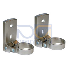 Mounting bracket set Suitable for: MLD-M002, MLD-M003 deflecting mirror; Fastening, at system: Through-hole mounting; Mounting bracket, at device: Clampable; Type of mounting device: Turning, 240&deg;; M