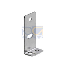 The Mounting device from . Suitable for: 2 series sensors; Design of mounting device: Angle, L-shape; Mounting bracket, at system: Through-hole mounting; Mounting bracket, at device: Screw type; Typ