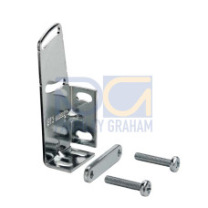 The Mounting device from . Suitable for: 3B series sensors; Design of mounting device: Angle, L-shape; Mounting bracket, at system: Through-hole mounting; Mounting bracket, at device: Screw type; Ty