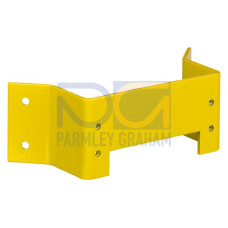 Mounting bracket Application: Mounting on chamfered 90&deg; corner; Suitable for: RSL 400 safety laser scanner; Dimensions: 84.9 mm x 72 mm x 205.2 mm; Color: Yellow, RAL 1021; Type of fastening, at syst