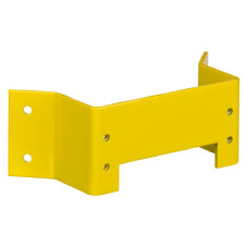 Mounting bracket Application: Mounting on chamfered 90° corner; Suitable for: RSL 400 safety laser scanner; Dimensions: 84.9 mm x 72 mm x 205.2 mm; Color: Yellow, RAL 1021; Type of fastening, at syst