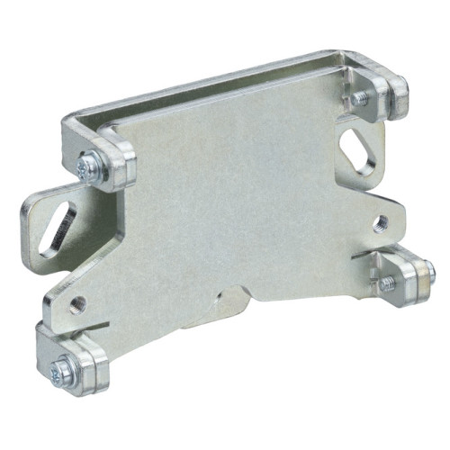 Suitable for: RSL 200 safety laser scanner; Version: Mounting system, adjustability in 2 axes; Type of fastening, at system: Through-hole mounting; Type of fastening, at device: Screw type; Swivel ra