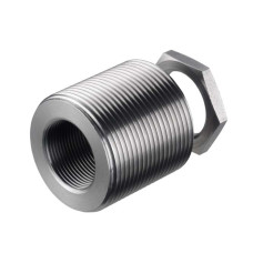 The Adapter from . Contains: 1x M18 mounting nut, 2x M30 mounting nut; Suitable for: Sensors with M18 design; Diameter, inner: 18 mm; Mounting bracket, at system: Mounting thread; Mounting bracket,