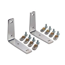 The Mounting device set from . Suitable for: MLC 500 host, middle guest and guest safety light curtains; Mounting bracket, at device: Screw type; Material: Metal;