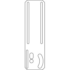 Suitable for: Reflector (M)TKS 40x60; Design of mounting device: Mounting plate; Fastening, at system: Through-hole mounting; Mounting bracket, at device: Screw type; Type of mounting device: Rigid;