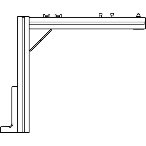Suitable for: CMS 700i contour measurement system; Design of mounting device: Profile kit; Fastening, at system: Screw type / vertical; Mounting bracket, at device: Groove mounting; Type of mounting