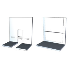 Type of article: Alignment aid for fast and reproducible alignment of RK46C.DL above the conveyor belt. For a reliable operation, the RK46C.DL should always be aligned with this alignment aid