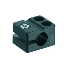 The Clamp from . Suitable for: 208 series sensors; Diameter, inner: 8 mm; Design of mounting device: Mounting clamp; Mounting bracket, at system: Through-hole mounting; Mounting bracket, at device: