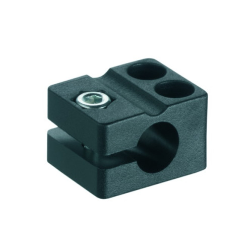 The Clamp from . Suitable for: 208 series sensors; Diameter, inner: 8 mm; Design of mounting device: Mounting clamp; Mounting bracket, at system: Through-hole mounting; Mounting bracket, at device: